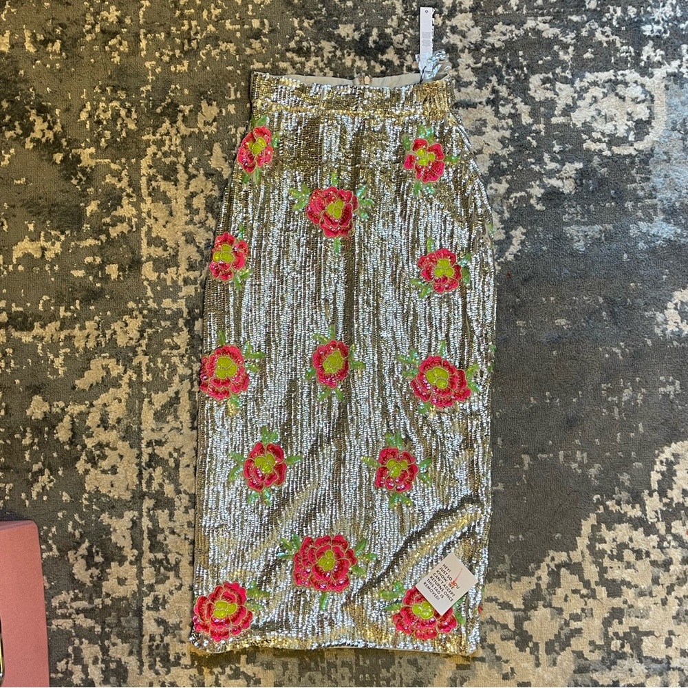 ASOS Design MIDI Skirt in Floral size 6